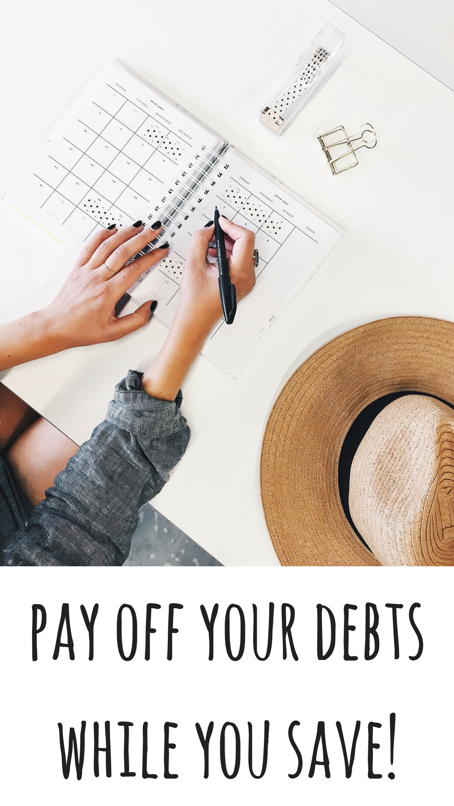 Pay off your debts while you save. It's often suggested you should clear your debts before paying into a savings account but I'm making a case for saving while you pay towards your debts. This article shows you how.