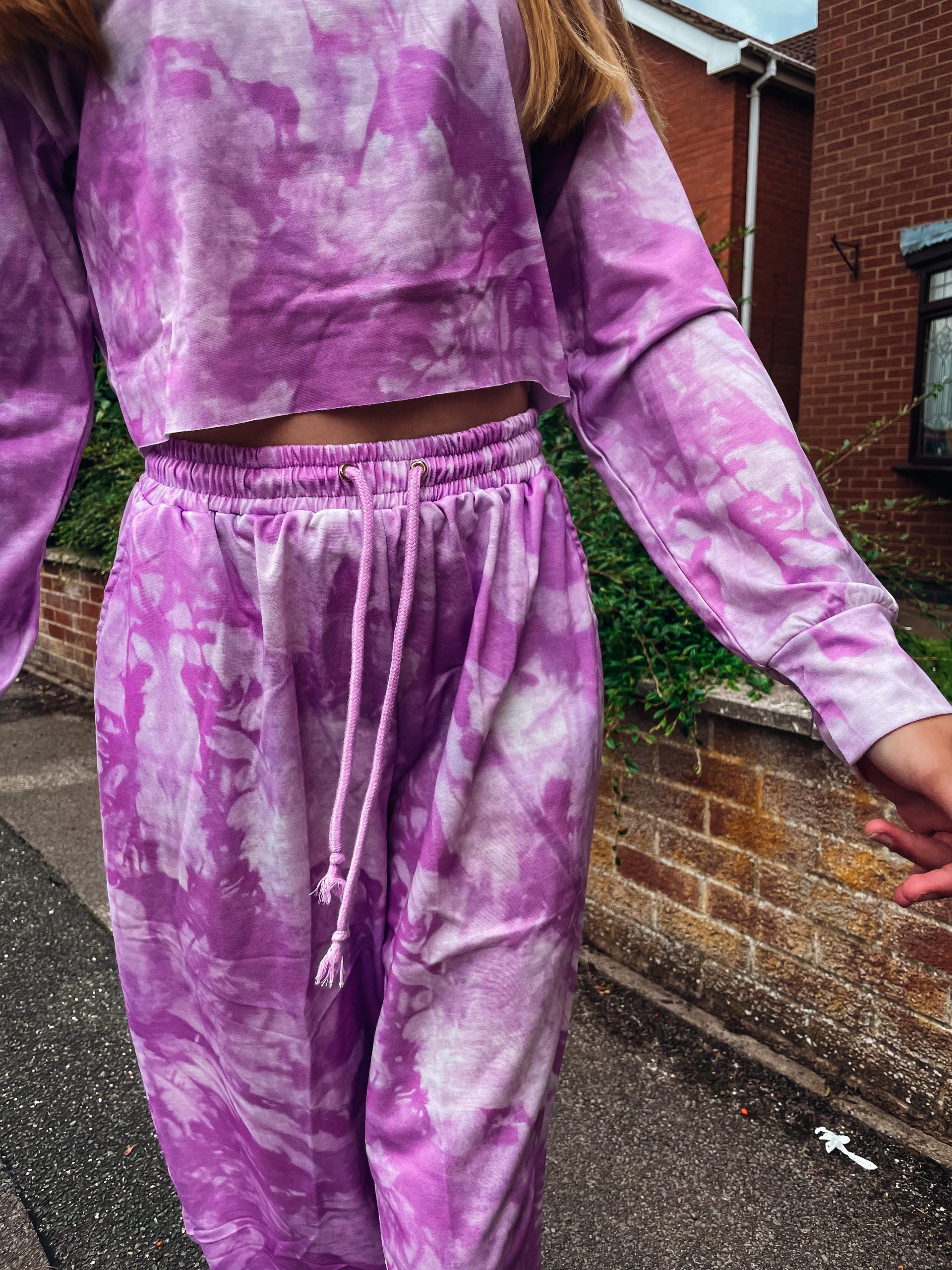 lilac tie dye co-ord