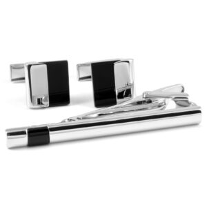 tie clip and cufflinks Valentine's gift ideas for men