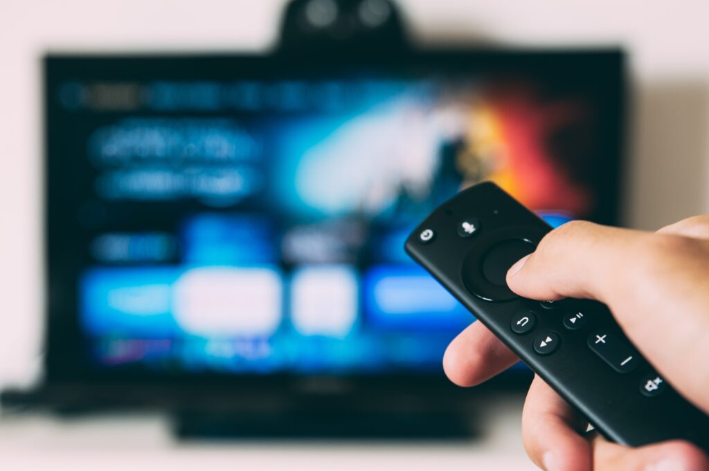 stream TV - up close TV remote