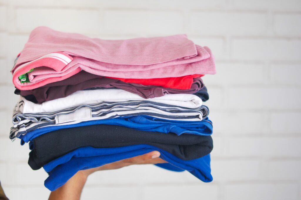 clean laundry